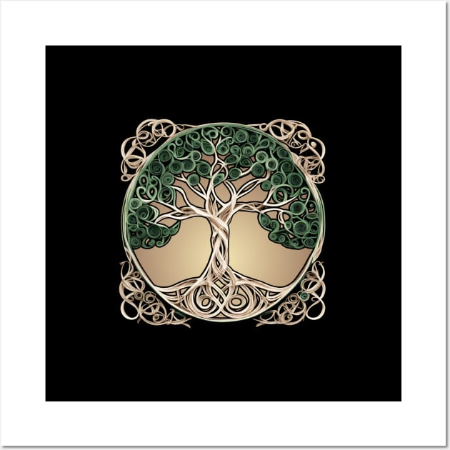 Tree of Life Paper Quilling Wall Art by sifis